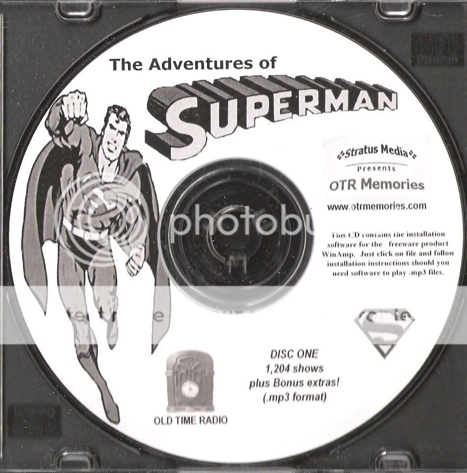 Adventures of Superman 1 204 Shows Old Time Radio in MP3 Format OTR on